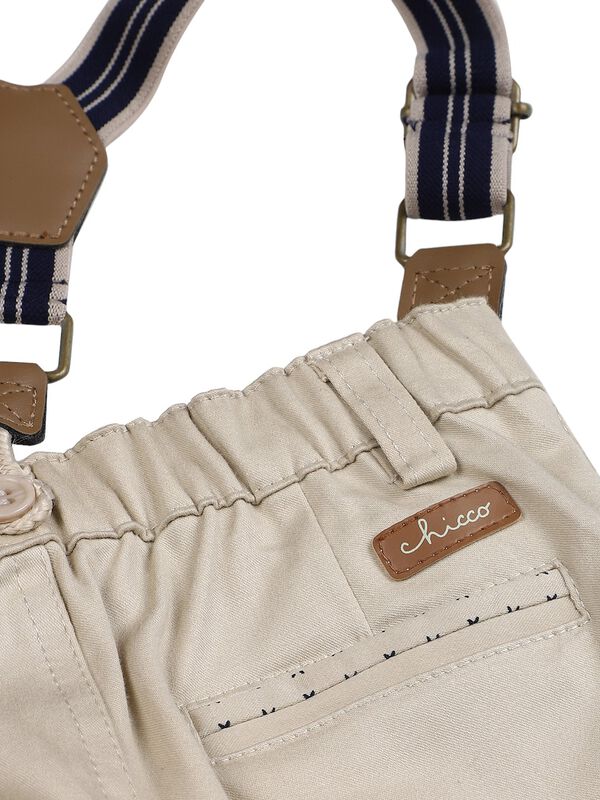 Boys Medium Natural Long Woven Trouser image number 3